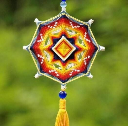 Плетение мандалы Плетение мандалы